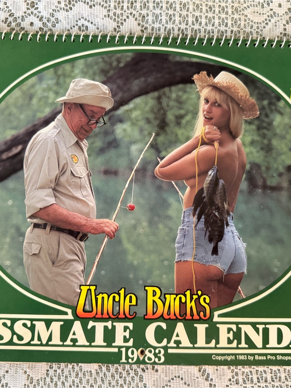 RARE Vintage 1983 Bass Pro Shops Calendar X Rated